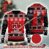 Rammstein Classic Black And White Custom Name Knitted Ugly Christmas Sweater Gift For Fans