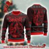 Slipknot Established 1995 Des Moines Iowa Death Satan Playing Guitar Personalized Ugly Christmas Sweater