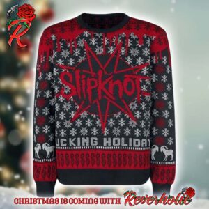 Slipknot Fucking Holiday Xmas Gift For Fans Knitted Ugly Christmas Sweater