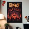 Slipknot Merch Poster In Ridgefield WA At RV Inn Style Resorts Amphitheater On September 8 2024 25th Anniversary 2024 Tour Home Decor Poster Canvas