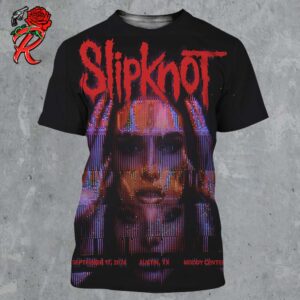 Slipknot Merch Poster In Austix Texas At Moody Center On September 17 2024 25th Anniversary 2024 Tour All Over Print Shirt