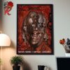 Slipknot Merch Poster In Inglewood California Night 2 At Cupula Intuit On September 14 2024 25th Anniversary 2024 Tour Home Decor Poster Canvas