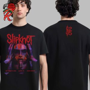 Slipknot Merch Tee In Austix Texas At Moody Center On September 17 2024 25th Anniversary 2024 Tour Two Sides Unisex T-Shirt