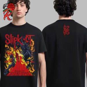 Slipknot Merch Tee In Dallas Texas At Dos Equis Pavilion On September 18 2024 25th Anniversary 2024 Tour Two Sides Unisex T-Shirt