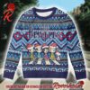 The Beatles Band Graphic With Music Pattern Classic Black Ugly Christmas Sweater