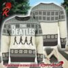 The Beatles Abbey Road Album Aston Villa Colorway Knitted Holiday Ugly Christmas Sweater