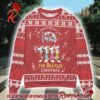 The Beatles Band Graphic With Music Pattern Classic Black Ugly Christmas Sweater