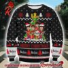 Slipknot Big Logo With Goat Face Xmas Gift For Fans Knitted Signature Black And Red Ugly Christmas Sweater