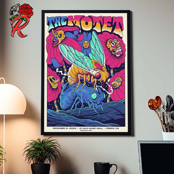 The Motet Poster For Frisco Colorado At 10 Mile Music Hall On December 31 2024 Home Decor Poster Canvas