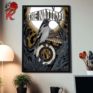 The National Gig Poster For Columbia MD At Merriweather Post Pavilion On September 16 2024 Home Decor Poster Canvas