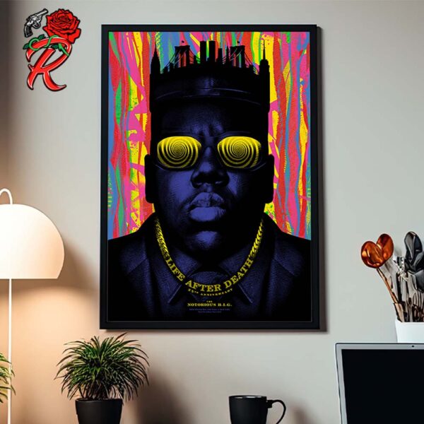 The Notorious BIG Life After Death 25th Anniversary Home Decor Poster Canvas