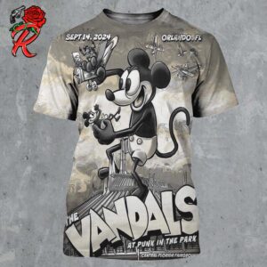 The Vandals At Punk In The Park Special Limited Poster For Central Florida Fairgrounds In Orlando Florida On September 14 2024 All Over Print Shirt