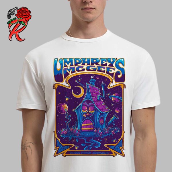 Umphreys McGee Poster For Two Nights At Salvage Station In Asheville NC On August 30 And 31 2024 Classic T-Shirt