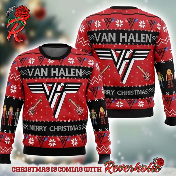 Van Halen Big Logo Ugly Christmas Sweater