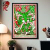 Weezer The Voyage To The Blue Planet Concert Poster In Greenville SC At Son Secours Wellness Arena On September 18 2024 The Lazer Cat Art Home Decor Poster Canvas