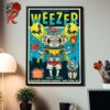 King Gizzard And The Lizard Wizard VR Sculpted Poster At Edgefield Amphitheater In Troutdale OR Tonight On September 11 2024 Home Decor Poster Canvas