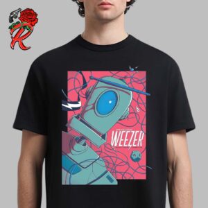 Weezer Voyage To The Blue Planet Poster For Show In St Paul MN At Xcel Energy Center On September 4 2024 Unisex T-Shirt