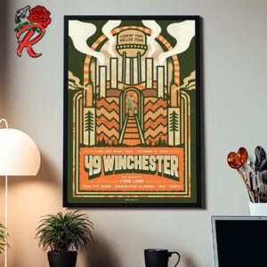 49 Winchester Poster For Show In Birmingham Alabama At Iron City Bham On October 17 2024 Leavin This Holler Tour Home Decor Poster Canvas