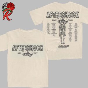 Aftershock Festival 2024 Bedlam Tee For Sacramento California October 2024 With Full Lineup Twin Baby Skeleton Art Two Sides Unisex T-Shirt