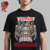 Aftershock Festival 2024 Apex Tee For Sacramento California October 2024 With Full Lineup Vintage Fire Skeleton Art Two Sides Unisex T-Shirt