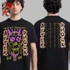 Aftershock Festival 2024 Rad Tee For Sacramento California At Discovery Park October 2024 With Full Lineup Sketching Skeleton Artwork Two Sides Unisex T-Shirt