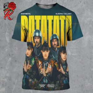 Babymetal And Electric Callboy Ratatata Single Cover All Over Print Shirt