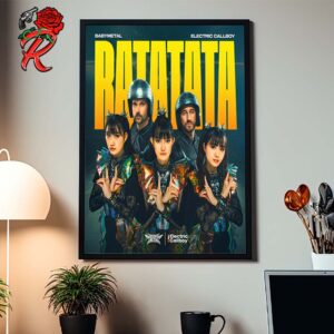 Babymetal And Electric Callboy Ratatata Single Cover Home Decor Poster Canvas