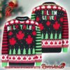 Bon Jovi Band Members Art With Signature The Pain Of Heartbreak Logo Ugly Christmas Sweater