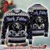 Black Sabbath Mascot Henry Knitted Black And Purple Fans Gift Ugly Christmas Sweater