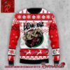 Blink 182 Funny Snowman And Santa Rabbit Red Ugly Christmas Sweater