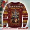 Bon Jovi Band Photo Vintage Ugly Christmas Sweater