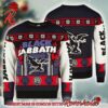 Bravado Black Sabbath Ozzy Osbourne Christmas Bat Incident With Santa Hat Holiday Heavy Metal Ugly Christmas Sweater