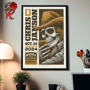 Chris Janson Poster For Show In Batesville Mississippi At Batesville Civic Center On October 24 2024 Home Decor Poster Canvas