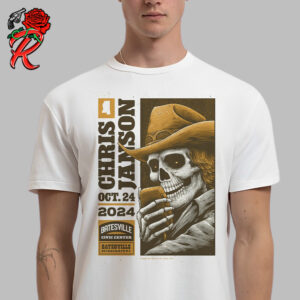 Chris Janson Poster For Show In Batesville Mississippi At Batesville Civic Center On October 24 2024 Unisex T-Shirt