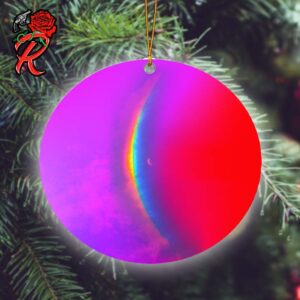 Coldplay Moon Music Full Moon Edition 2024 Album Cover Art Christmas Tree Decorations Ceramic Ornament