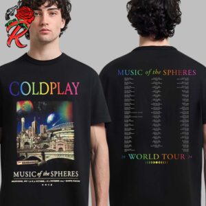 Coldplay Music Of The Sphere Tour 2024 Melbourne Australia At Marvel Stadium On 30 And 31 October 2 And 3 November 2024 Two Sides Unisex T-Shirt