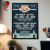 Descendents Live And Caffeinated Concert Poster In San Pedro At Berth 46 On October 5 2024 Home Decor Poster Canvas