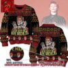 Rammstein Holiday Sweater Gold Angel Logo Pattern Ugly Christmas Sweater