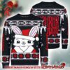 Five Finger Death Punch Big Logo With Santa Hat 2024 Ugly Christmas Sweater