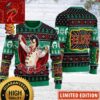 Elvis Presley Blue Christmas Snowflakes Pattern Holiday Gift Ugly Christmas Sweater