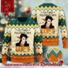 Elvis Presley Blue Christmas Snowflakes Pattern Holiday Gift Ugly Christmas Sweater