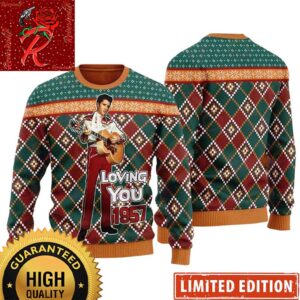 Elvis Presley Loving You 1957 Ugly Christmas Sweater