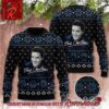 Elvis Presley Never Underestimate A Grandma Who Listening Orange Ugly Christmas Sweater 2024