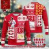 Elvis Presley Santa Claus Guitar Design Ugly Christmas Sweater