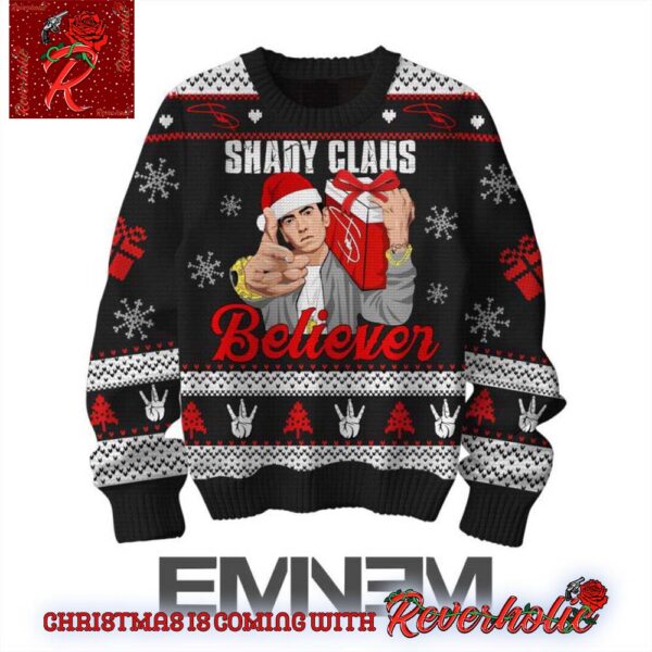 Eminem Shady Class Believer Ugly Christmas Sweater