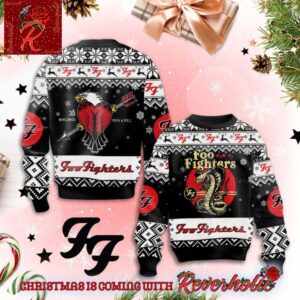 Foo Fighters Worldwide Rock And Roll Ugly Christmas Sweater