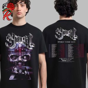 Ghost Band World Tour 2025 Tour Dates Two Sides Unisex T-Shirt