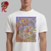 Goose Band Concert Poster In Stanford California At Frost Amphitheater On September 28 2024 Unisex T-Shirt