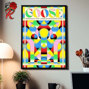 Goose Poster For Show In Winston Salem North Carolina At Lawrence Joel Veterans Memorial Coliseum On October 25 2024 Cathedral Glass Art Home Decor Poster Canvas