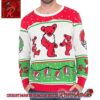 Grateful Dead Funny Bear Walking Rope Lights Ugly Christmas Sweater